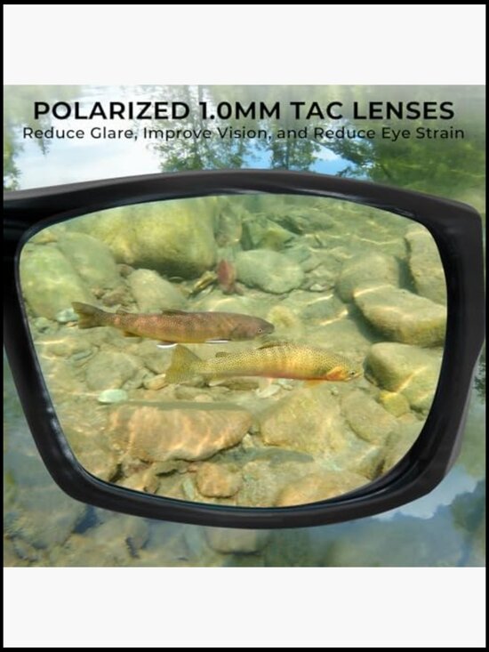 Polarized Wrap Sport Fishing Sunglasses with PuriVex Lens Coating main image 4